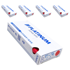 PLATINUM 白金牌 自動原子筆 BK-10, 12支裝, 紅色, 5盒