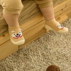 Komuello GGOMOOSiN 幼兒襪型學步鞋, 115mm, 柴犬款