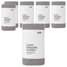 comet 拋棄式菜瓜布, 灰色, 6捲, 80個