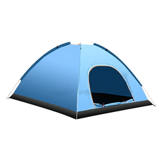 便攜式折疊露營帳篷 單開門 1-2人適用, 藍色, 1個