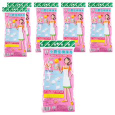 永潔 小鹿佳棉抹布 柔軟吸水 輕鬆擦拭 天然木漿纖維 親膚柔軟, 6包, 5條