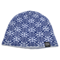 SNOW TRAVEL 雪之旅 美麗諾羊毛休閒保暖帽 PRIMALOFT保暖棉, 中藍色, 1件, 26 x 22cm