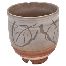 佐和陶瓷 粉引三葉手握杯, 陶瓷材質, 容量220mL, 適用溫度-30°C~100°C, 日本產地, 1個, 粉