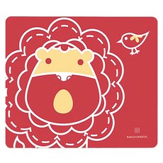MARCUS&MARCUS 動物樂園矽膠餐墊, 紅獅子, 1個
