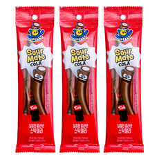 韓國三光 酸Ｑ夾心長條軟糖 可樂口味, 40g, 3包