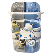 X&W 艾可思 分倉雙飲杯聯名款 兒童水壺 大耳狗, CN3068, 320ml, 1組