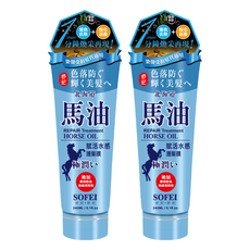 SOFEI 舒妃 馬油賦活水感護髮膜 藍色, 240ml, 2條