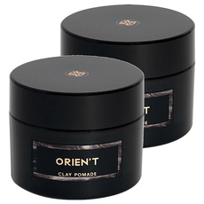 Orien't Clay Pomade 髮泥，定型持久不扁塌，全天乾爽不黏膩, 65ml, 2罐