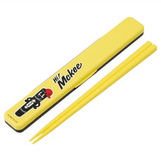 Skater 無聲塑膠筷子 附收納盒, Hi Mckee, 筷子 + 收納盒, 1組