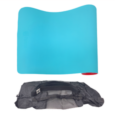 Tumaz 月熊 TPE雙色瑜珈墊, 183 x 61 x 0.6cm, 夢幻橙綠, 1個