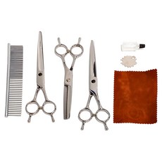 寵物夢工廠 寵物美容剪刀套裝, 單一顏色, 1組