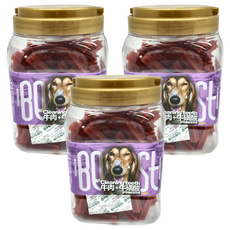 倍思特 多效機能潔牙骨, 低脂低油, 控制牙垢, 消除口腔異味, 五星角造型, 牛肉 + 牛磺酸, 800g, 3桶