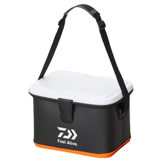 DAIWA 大和 收納包 TACKLE BAG CS17L(K), 黑色 + 橘色