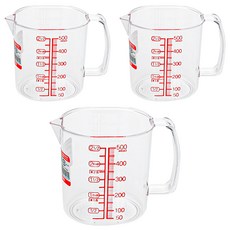 nakaya k159 塑膠量杯500cc, 1入, 透明, 500