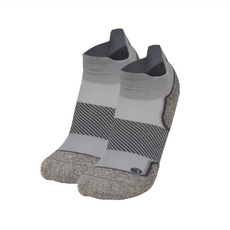OS1st AC4 Active Comfort 空氣健康舒適襪 短筒 灰色 竹炭纖維 UPF50+ 防曬, M(男 US 7~10 女 US 8~11)