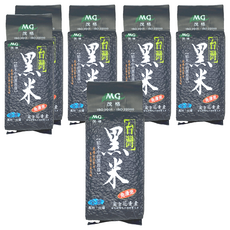 茂格生機 黑秈糙米, 600g, 6包