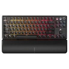 CORSAIR 海盜船 RGB 鍵盤 英文, 黑色, 磁力軸(磁軸), K70 PRO TKL