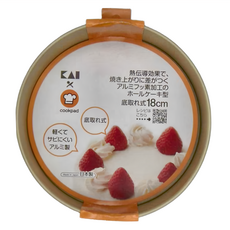 KAI 貝印 輕鋁底可取蛋糕模 DL-8056, 1個