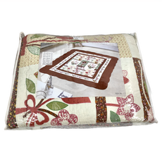 BonBon naturel 加大雙人拼布墊 100%棉, 200 x 230cm, 花園