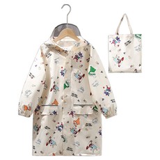 愛北鼻 兒童加厚加強防水雨衣 動感小新 加高領口 附贈收納袋, 140~150cm