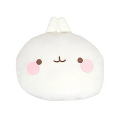 MOLANG 萌浪兔 小枕, 43cm x 32cm x 8.5cm 聚酯纖維, 臉型