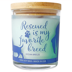 PET HOUSE 室內除臭寵物香氛蠟燭，海洋微風，100%天然黃豆蠟，純棉芯, 255g, 1罐