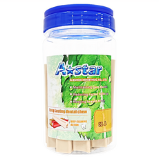 A star 夾心耐咬棒 18週以上幼犬/成犬/老犬, 牛奶薑黃, 610g, 1罐