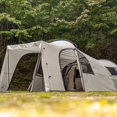 IDOGEN Mount Pro L 兼容車邊對接庇護帳篷 大型 P3 淺灰色 3-4人用, 3-4人