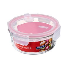 Glasslock 圓型強化玻璃微波保鮮盒 950ml 1個, MCCB095A(RP536A)