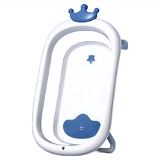 皇冠 兒童折疊浴盆 8930 藍色, 1個