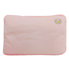 PUKU 藍色企鵝 Bloomy刺繡抑菌幼兒枕, 35 x 23 x 4cm, 粉色