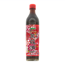順發油品 冷壓黑麻油 100%, 520ml, 1瓶