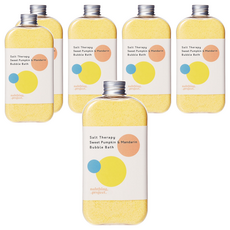 nahthing project. 鹽浴療法 甜南瓜 & 柑橘 泡泡浴, 230g, 6瓶