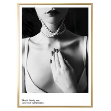 謎樣 掛畫 優雅細邊, 金色