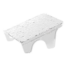 小麥購物 水波紋雙層鞋架鞋托/鞋子收納架 L2380, 1個, 透明色