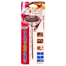 Dr.AV 聖岡科技 多用途不鏽鋼溫度計 GE-315D, 不鏽鋼色, 適用於油炸/烘焙/沖泡飲品, 1個