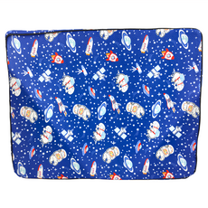 SassyDog 神奇冷感/減壓透氣床墊, 宇宙風 藍色, 1個