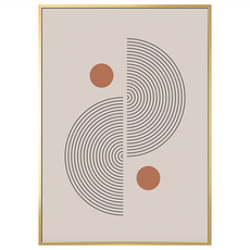 BOLUO GALLERY 菠蘿選畫所 掛畫 靜謐的秋 II APGP4625G, 金色