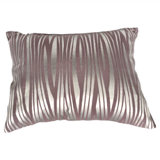 J&N 雅娜緹 緹花腰枕 2入 100%聚酯纖維 28 x 40cm, 紫色