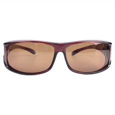 ZIV ELEGANT 外掛太陽眼鏡 24, 褐色, 1個