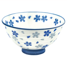 藍染吉櫻大平碗, 藍染吉櫻, 1個