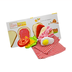 Ed.Inter 吐司君與三明治操作書系列,玩具與繪本結合,培養親子感情,三明治堆疊搭配玩法, 操作書系列