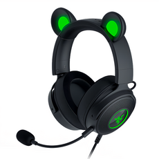 雷蛇Razer 北海巨妖 電競耳機麥克風 黑色 舒適耳罩 RGB燈光, 1個, KRAKEN KITTY V2 PRO
