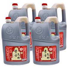 KONG YEN 工研 素食烏醋 業務用, 5L, 4桶