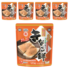 越後製菓 御手薄麻糬, 黃豆粉3袋入, 120g, 5包