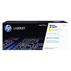 HP 212A 黃色碳粉匣 W2122A 原廠雷射印表機 (適用於M554/M555/MFP M578), 1個