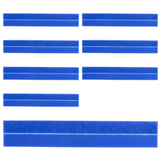 polar bear 北極熊 自黏性魔術帶 FAT2530L 30 x 25mm 藍色 8條, 1組