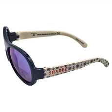 SHADEZ 兒童太陽眼鏡，一般用途，產地台灣, 藍白船錨, 11.3cm x 11.6cm x 3.68cm