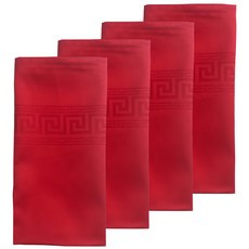 Venerdi 咖啡師亞麻毛巾, 紅色, 4個