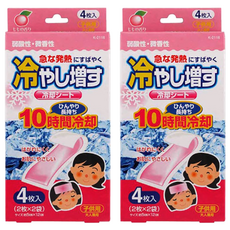 KOKUBO 小久保工業所 退熱貼 5*12cm 蜜桃清香, 4入, 2盒